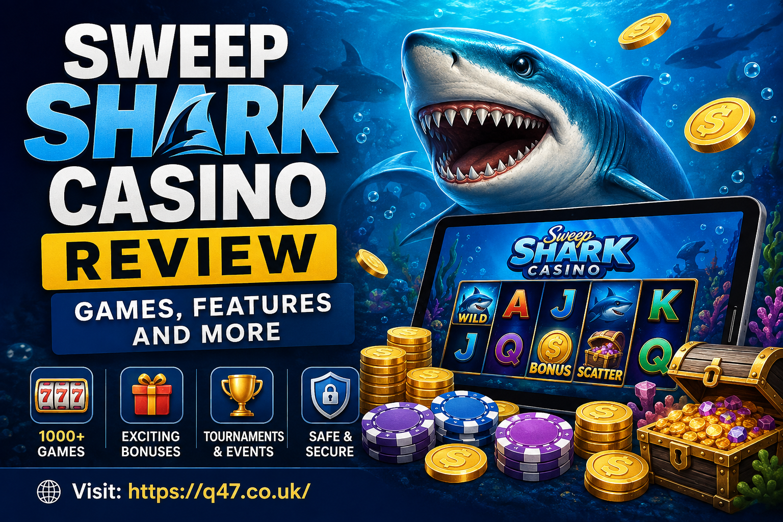 sweep shark casino